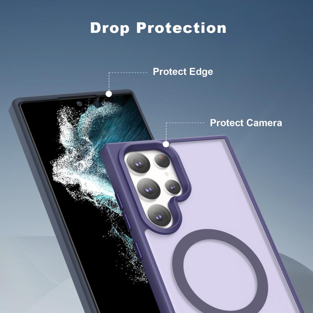 ColorPop ColorPop Samsung Galaxy S22 Ultra Skal CH MagSafe Matt Lila
