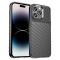 iPhone 14 Pro Skal Twill Textur TPU Svart