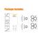 ENKAY ENKAY iPhone 15 Pro / 15 Pro Max 2-PACK Linsskydd BlackRing Härdat Glas