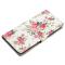  Samsung Galaxy A27 5G Fodral Läder Blommor Rosa
