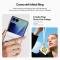 DUX DUCIS DUX DUCIS Samsung Galaxy Z Flip 8 Skal PU-Läder Stjärna Vit