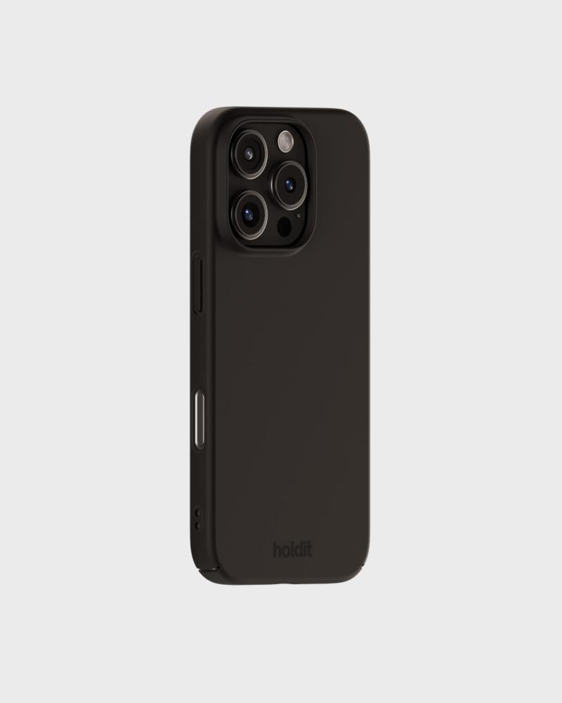 holdit holdit iPhone 16 Pro Mobilskal Slim Svart