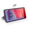  Motorola Edge 50 Pro 5G Litchi Läder Fodral Vit