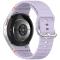  Galaxy Watch 5/5 Pro/6/7/FE Armband Silikon Wave Design Lila