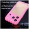  iPhone 18 Pro Max/17 Pro Max Skal Frostat Transparent/Rosa