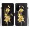  Samsung Galaxy A27 5G Fodral Läder Blommor Guld