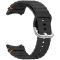  Galaxy Watch 5/5 Pro/6/7/FE Armband Silikon Wave Design Svart