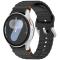  Galaxy Watch 5/5 Pro/6/7/FE Armband Silikon Wave Design Svart