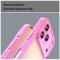  iPhone 18 Pro Max/17 Pro Max Skal Frostat Transparent/Rosa