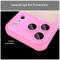  iPhone 18 Pro Max/17 Pro Max Skal Frostat Transparent/Rosa