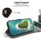  Samsung Galaxy A27 5G Fodral Läder Blommor Guld