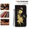  Samsung Galaxy A27 5G Fodral Läder Blommor Guld