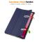  Lenovo Tab M11 Fodral Tri-Fold Läder Mörk Blå