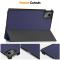  Lenovo Tab M11 Fodral Tri-Fold Läder Mörk Blå