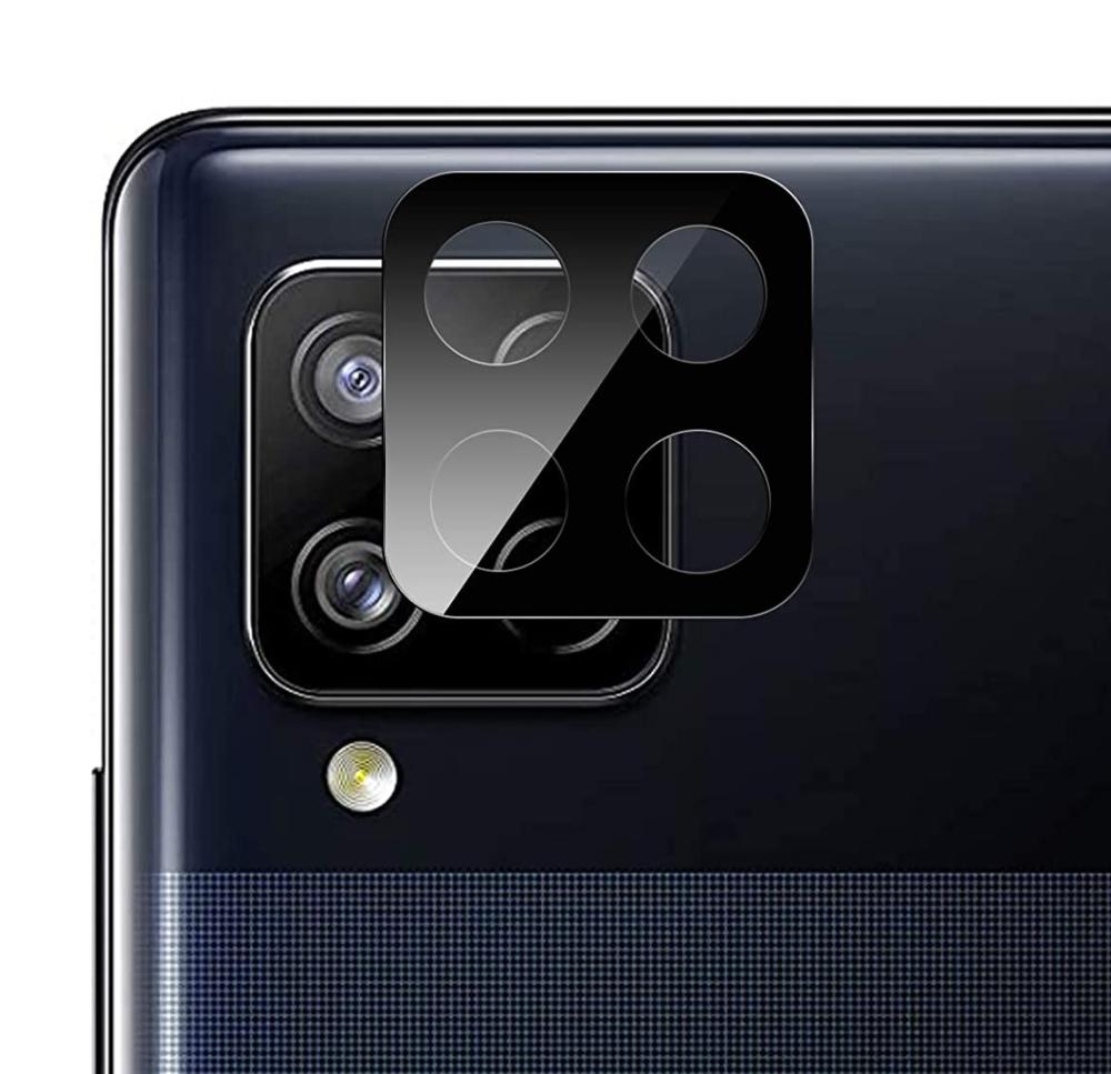  Samsung A12 Linsskydd I Härdat Glas - Svart
