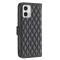  Motorola Moto G73 5G Fodral Diamond Läder Svart