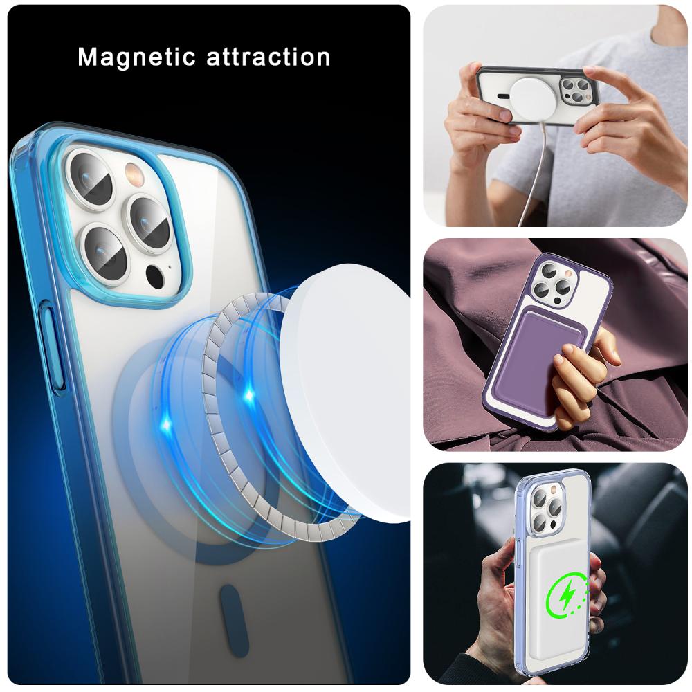 ColorPop ColorPop iPhone 13 Pro Max Skal CH MagSafe Transparent/Lila