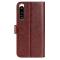  Sony Xperia 5 IV Fodral Crazy Horse Läder Brun