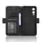  Samsung Galaxy S25 Edge Fodral Med Avtagbart Kortfodral Svart