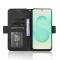  Samsung Galaxy S25 Edge Fodral Med Avtagbart Kortfodral Svart
