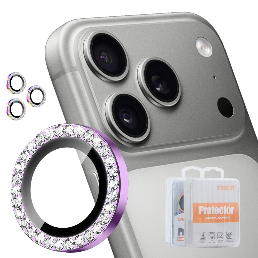 HAT PRINCE HAT PRINCE iPhone 18 Pro/18 Pro Max Linsskydd Enkay Strass
