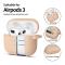 Tech-Protect Tech-Protect AirPods 3 Skal Silikon Hook Caffe Latte