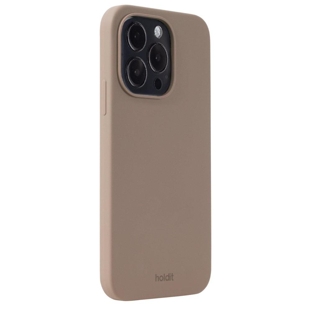 holdit holdit iPhone 14 Pro Mobilskal Silikon Mocha Brown