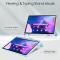  Lenovo Tab M10 Plus Gen 3 Fodral Tri-Fold Hybrid Ljus Blå