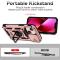  iPhone 14 Skal Ring Armor Med CamShield Roséguld