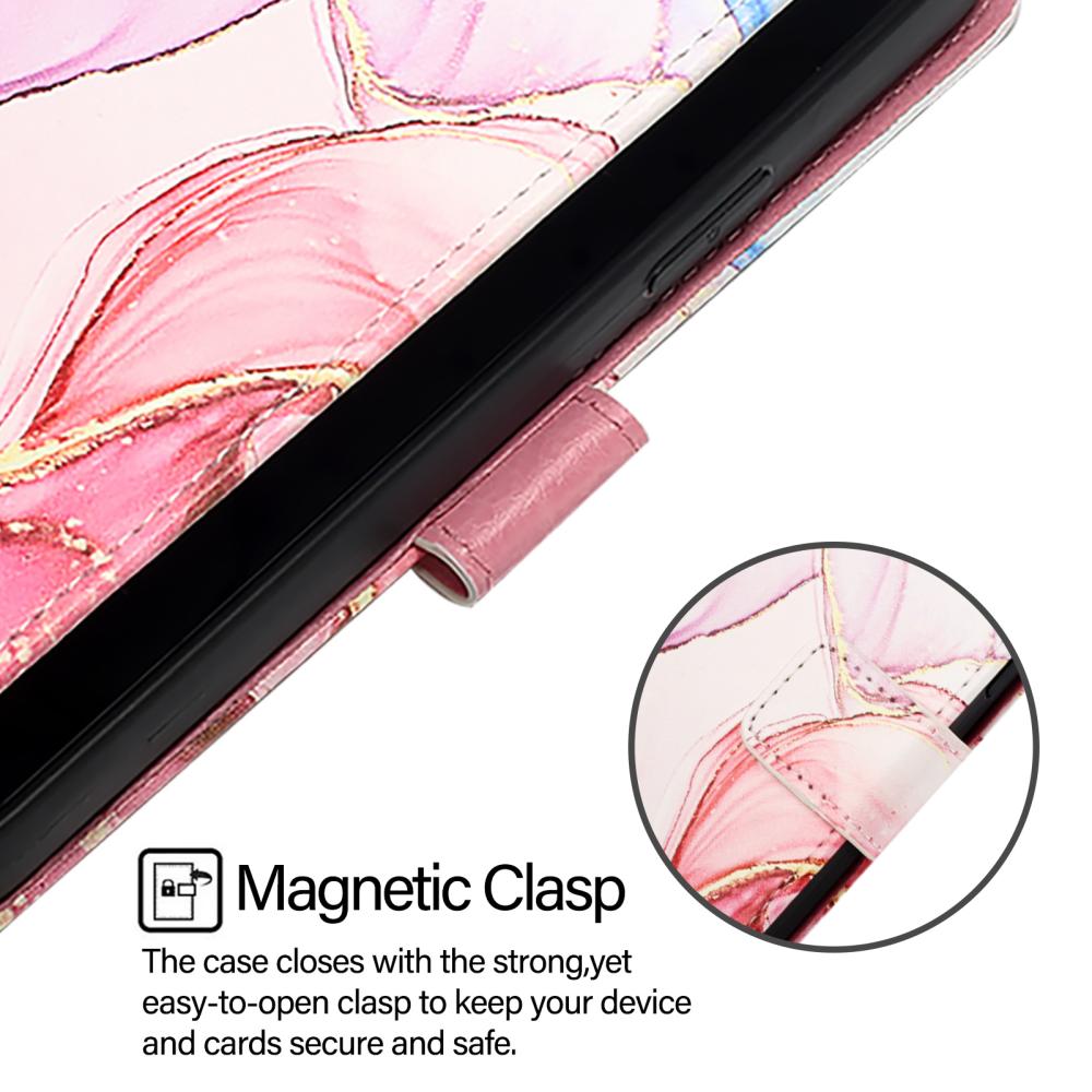  Samsung Galaxy S26 Fodral Marmor Roséguld