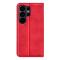  Samsung Galaxy S26 Ultra Fodral Flip Skin Touch Läder Röd