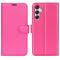  Samsung Galaxy A25 5G Fodral Litchi Läder Rosa