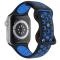 ColorPop Sportarmband Dual-Color Apple Watch 42/44/45/46/49 mm (M/L) Svart/Blå