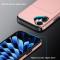  iPhone 16 Skal Hybrid Med Kortfack Silver