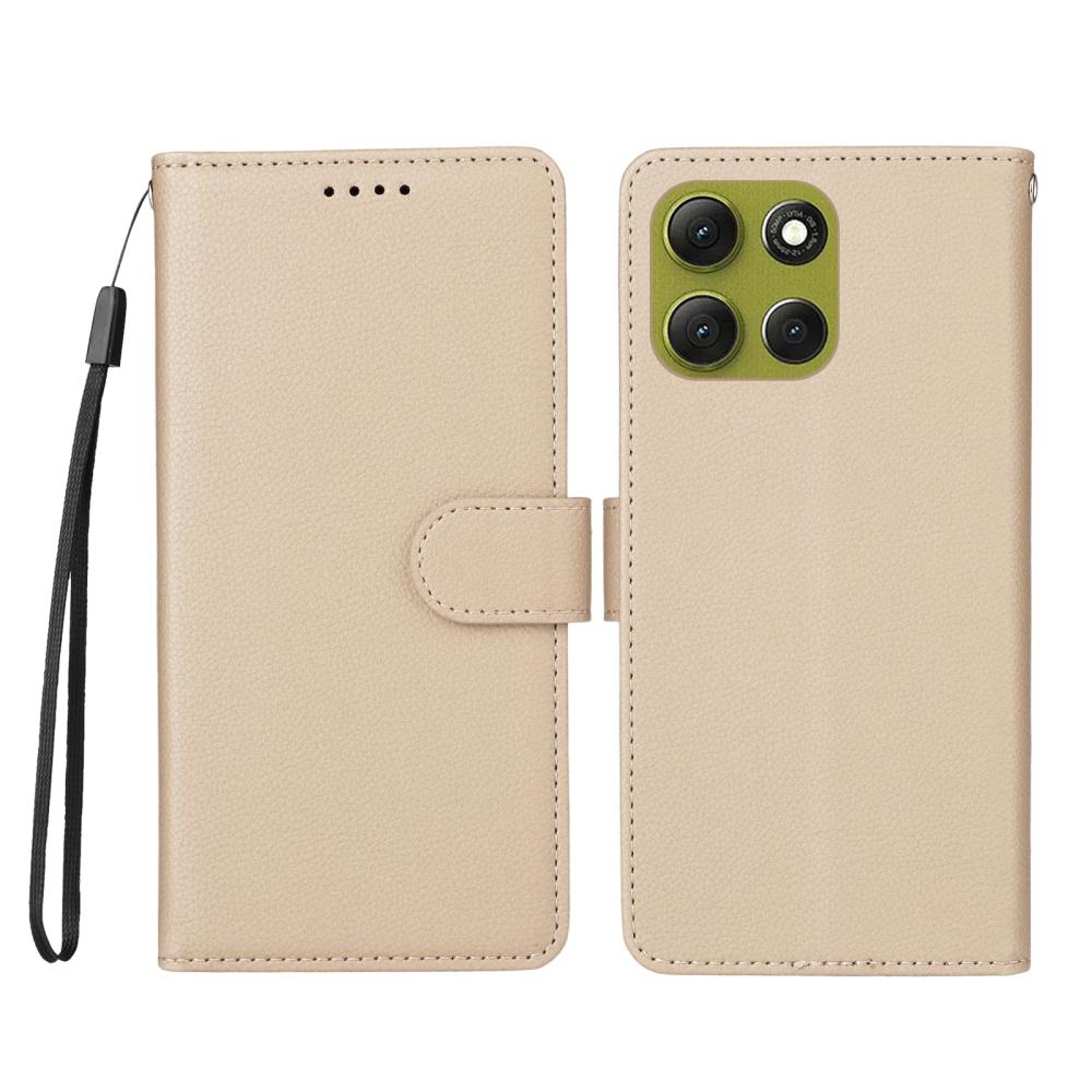  Motorola Moto G86 Power / G86 5G Fodral Läder Beige