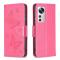  Xiaomi 12 Fodral Tryck Butterfly Rosa