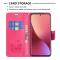  Xiaomi 12 Fodral Tryck Butterfly Rosa
