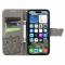  iPhone 17e / 16e Fodral Med Fjäril Tryck Grå