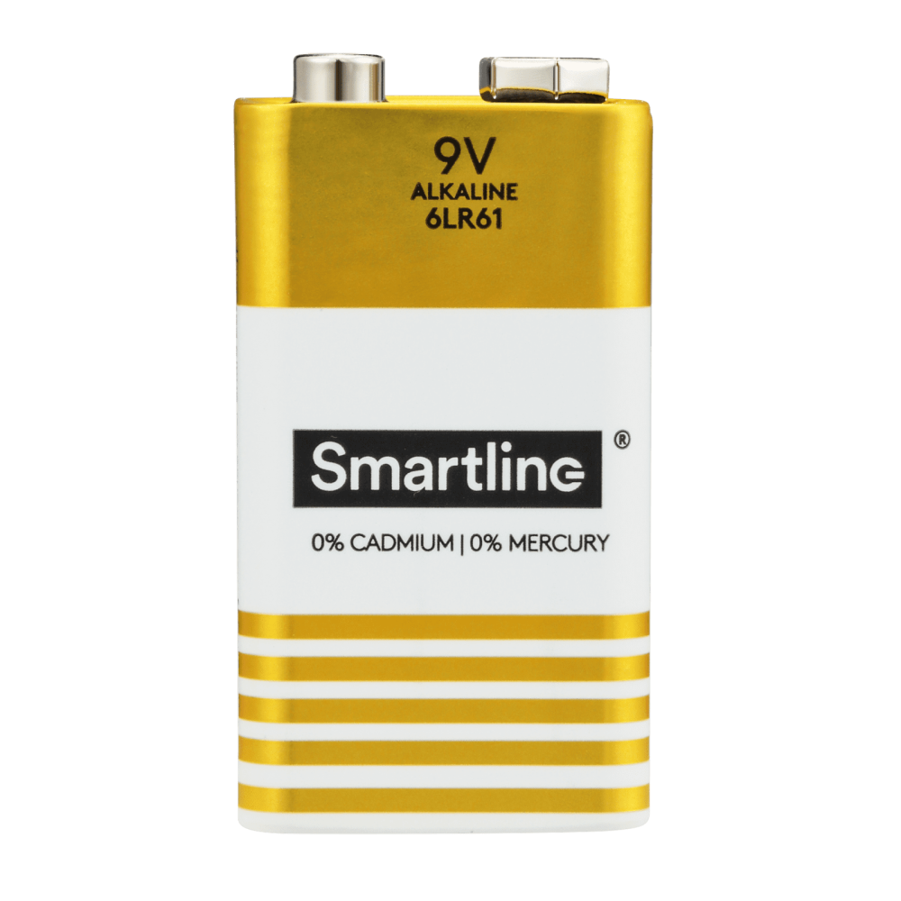Smartline Smartline 6LR61 9V Alkaliskt Batteri 2-pack
