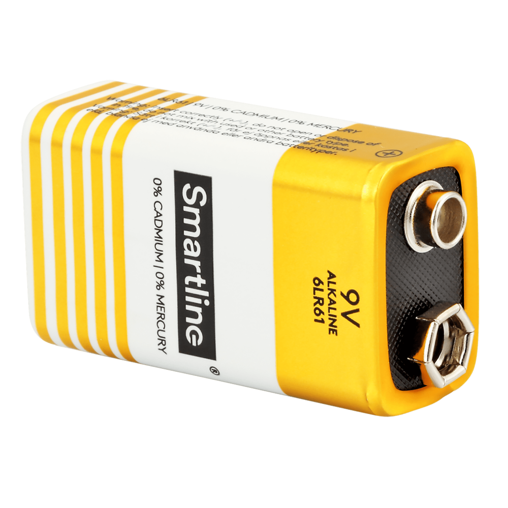 Smartline Smartline 6LR61 9V Alkaliskt Batteri 2-pack