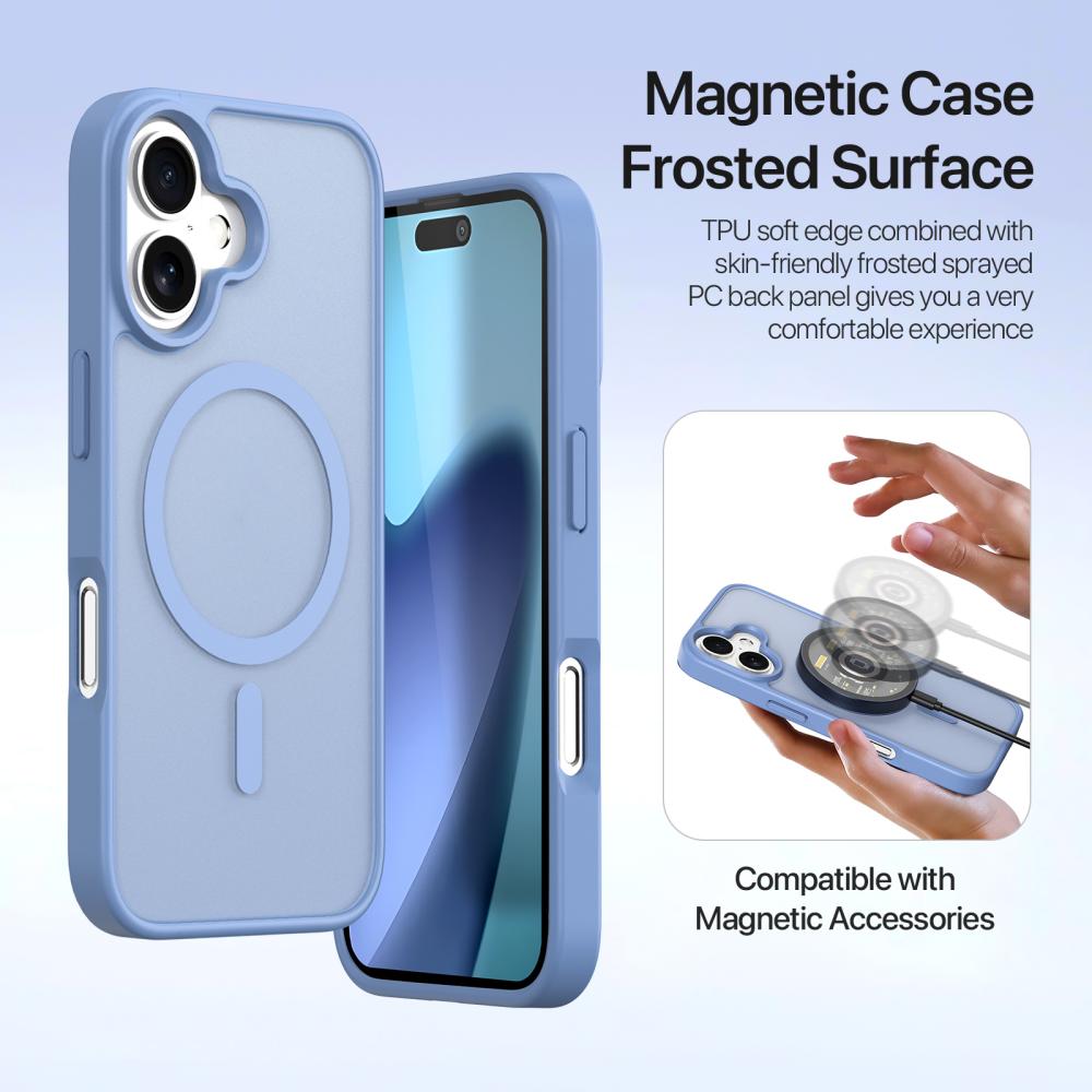 DUX DUCIS DUX DUCIS iPhone 17 2in1 Magnet Fodral Lawa Series Ljus Blå