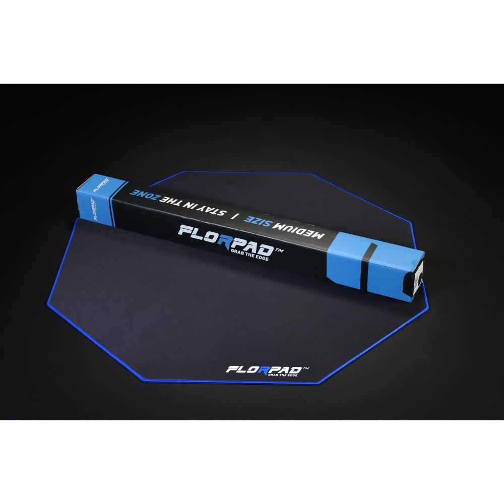 FLORPAD FLORPAD Blue Line Gamingmatta 100x100 cm