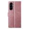  Samsung Galaxy A37 5G Fodral Läder Roséguld