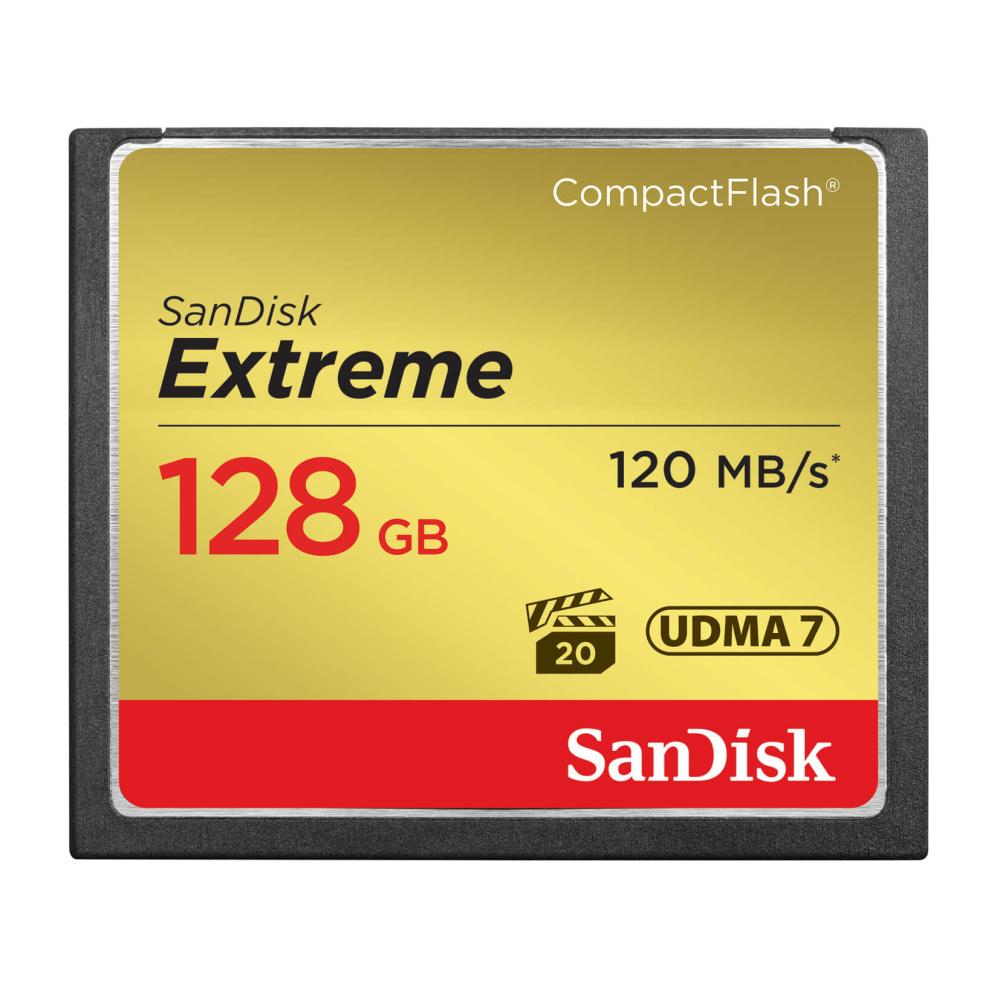 SanDisk SanDisk CF Extreme 128GB 120MB/s Minneskort