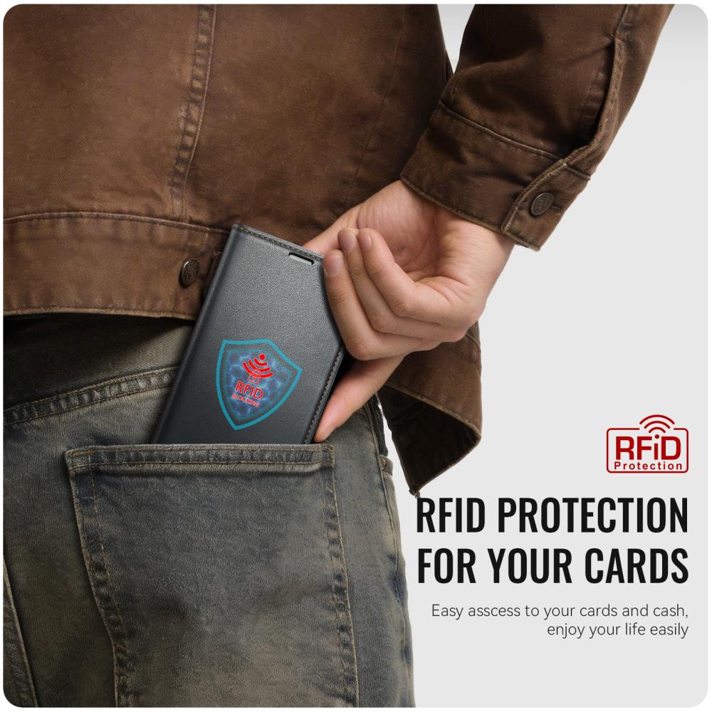 CASEME CASEME Google Pixel 11 Pro XL Fodral RFID Läder Svart