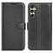  Samsung Galaxy A16 Fodral Litchi Läder Svart