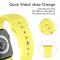 ColorPop Apple Watch 38/40/41/42 mm Silikon Armband (S/M) Gul