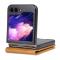 AZNS AZNS Galaxy Z Flip 5 Fodral Läder Brun