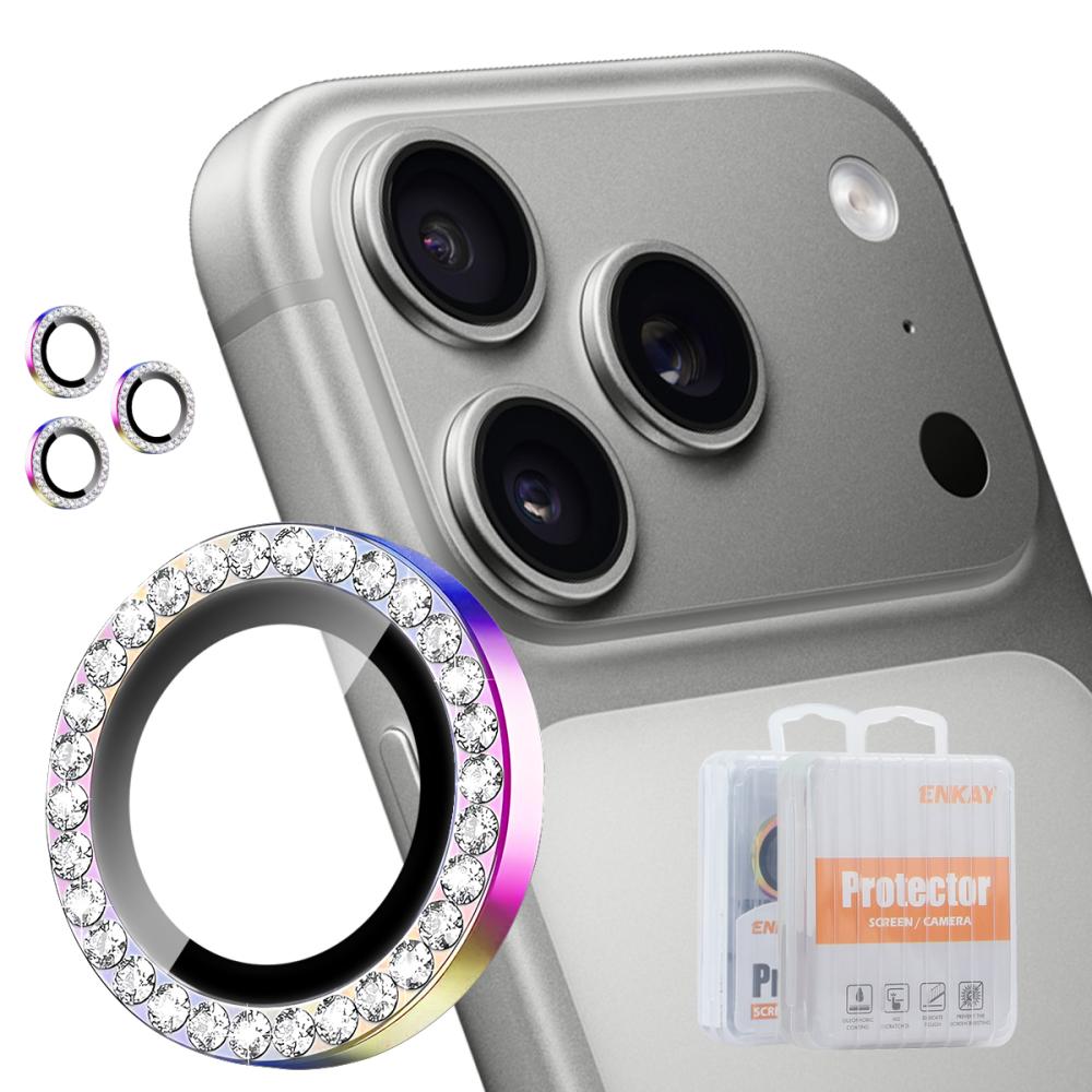 HAT PRINCE HAT PRINCE iPhone 18 Pro/18 Pro Max Linsskydd Enkay Strass