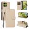  Motorola Moto G86 Power / G86 5G Fodral Läder Beige